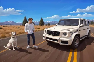 Lái Xe G Wagon Trong Thành Phố